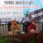 Pelatihan pemanfaatan modul aksi bergizi khusus untuk guru UKS/M SMP dan SMA di Kota Batu.