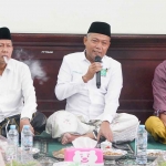 Ketua DPC PKB Bangkalan, Syafiuddin, saat memberi sambutan.