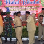 Bersama jajaran Fokopimda Kota madiun menggelar halal bihalal.