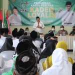 Ketua DPC PKB Sidoarjo, Subandi, ketika membuka Musancab PKB Tulangan dan Pendidikan Kader Loyalis. Foto: Ist