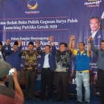 Jajaran pengurus Nasdem Gresik saat launching Pusaka 2020. foto: ist.