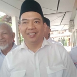 Ketua DPC Gerindra Kota Probolinggo, Aminudin, saat memberi keterangan.