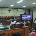 Sidang terkait Tipikor Rusunawa Tambaksawah, Sidoarjo.