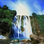 Air Terjun Nglirip merupakan salah satu destinasi wisata Tuban yang eksotis.