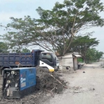 Kondisi jalan di Desa Kedanyang Kecamatan Kebomas pasca direkondisi. foto: SYUHUD/ BANGSAONLINE