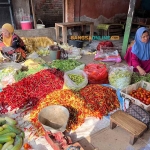 Harga cabai besar di Yogyakarta hari ini alami kenaikan signifikan. Foto: Sulthon/Bangsaonline.