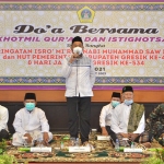 Bupati Gus Yani saat sambutan. (foto: SYUHUD/BANGSAONLINE)