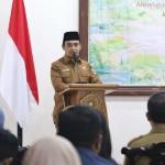 Wali Kota Pasuruan ketika memberi sambutan.