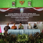 Dari kiri, Moderator Ponco Ismojo, Handoko Hamdani, Gus Farid, dan Aida Fitriati. Foto: Ist.