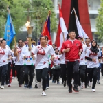 Pawai Obor SEA Games 2023 Telah Tiba di Jakarta, Upaya Pemantik Semangat Atlet Indonesia. Foto: Ist