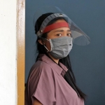 Face shield produksi Endah. (foto: ist).