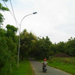 Penerangan Jalan Umum (PJU) di wilayah Kecamatan Kerek.