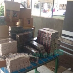 Sejumlah rokok tanpa cukai yang berhasil diamankan petugas.