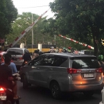 Lokasi sekitar stasiun Gubeng yang menjadi lokasi pelemparan batu KA Pasundan jurusan Bandung-Surabaya.