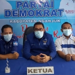 Ketua DPC Demokrat Nganjuk, Fauzi Irwana. foto: BAMBANG/ BANGSAONLINE