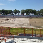 Dokumentasi Renovasi Stadion Tambaksari Surabaya.