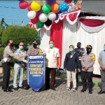 Kapolres Ponorogo,AKBP.Muchamad Nur Azis saat melaunching Kantor Samsat Tangguh dan Satpas Tangguh.