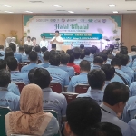 Suasana Halal Bihalal yang digelar PT Pabrik Kertas Tjiwi Kimia Tbk, Selasa (31/3/2026). foto: Mustain/BANGSAONLINE