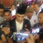 Ketua Umum Projo Budi Arie Setiadi saat ditemui awak media.