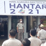 Peringatan Hari Agraria dan Tata Ruang (Hantaru) tahun 2021 di Kantor BPN Bangkalan, Jumat (24/9/2021).