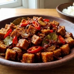 Sambal goreng tempe.