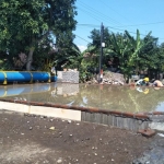 Jembatan Klampisrejo yang direhab Pemkab Pasuruan dari dana BTT.