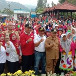 Bupati Malang, Sanusi, ketika membuka Jambore Kader Kesehatan 2023.