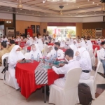 Acara sosialisasi P4GN dengan tema "Deteksi Diri Penyalahan Narkotika Terhadap Teman Sebaya Kota Pasuruan" di Hotel BJ Perdana Gedung Hayam Wuruk, Senin, (15/11/21). foto: bangsaonline.com