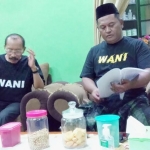 Ketua Tim Pemenangan, Sugeng Haryono, S.T. bersama Ketua Relawan, Manto.