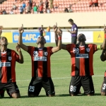 Persipura saat berlaga di Piala AFC. 
