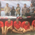 5 pelaku pembobolan rumah mewah dan barang bukti hasil pembobolan