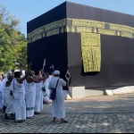 Manasik haji dan umroh di Lapangan Graha Sandia, Kecamatan Merakurak, Kamis (2/4/2024).