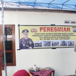 Peresmian Bantuan Rumah Kepada Mbah Surip Program Jumat Sedekah Polres Ngawi. (foto: ist)