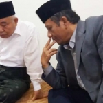 Prof. Dr. Mahfud MD saat silaturahim kepada Prof. Dr. KH. Asep Saifuddin Chalim, M.Ag., di Pondok Pesantren Amanatul Ummah Jalan Siwalankerto Surabaya,  Ahad (1/7/2018) sore. foto: M Mas