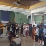 Jamaah haji asal Indonesia ditampung di sebuah gereja di Filipina.