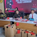 Konferensi pers Polres Lamongan dalam ungkap 29 kasus Narkotika dan Okerbaya