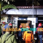Salah satu ruangan MTsN 1 Kota Kediri yang terbakar. Foto: Muji Harjita/BANGSAONLINE