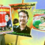 Banner-banner bodong marak yang ditertibkan Pol PP setiap jelang Pilkada.  foto: ist