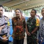 Anggota Forpimda Sumenep usai gelar silaturrahim pasca pemungutan suara Pilkada.