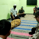 Jenazah korban saat disemayamkan di rumah duka.