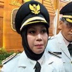 Wali Kota Mojokerto Ita Puspitasari Wakil Wali Kota Achmad Rizal Zakaria, usai dilantik oleh Gubernur Jawa Timur Soekarwo.