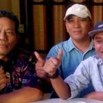 Dari kiri, Direktur LK2P Heriyanto, Sekretaris LK2P Alex Yudawan dan Dirut PDAM Kota Batu yang baru Edy Junaedi .