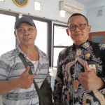 Kepala DPUPR Kabupaten Probolinggo bersama Direktur PT Damai Usaha Qita.