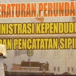 Wali kota Madiun, Maidi, saat memberi arahan terkait perundangan kependudukan.