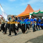 Penetapan kampung siaga bencana di Balai Desa Kadungrejo, Kecamatan Baureno, Bojonegoro. Foto: EKY NURHADI/BANGSAONLINE