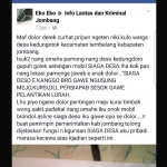 Curhatan seorang warga di facebook terkait MSD.