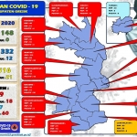 Peta sebaran Covid-19 di Gresik.