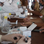 Suasana pelaksanaan rapid test para pegawai Pemkot Kediri. (foto: ist).