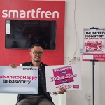Regional Brand Activation Smartfren, Ales Shella Hadysara, di kantor Smartfren Bangkalan.