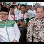 Abdul Muhaimin Iskandar dan Marwan Jafar dalam acara PKB.